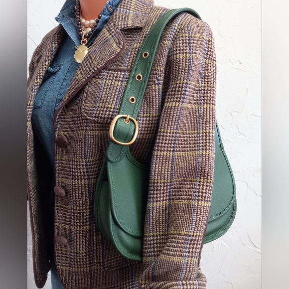 Coach Cashin Carry Crescent, Limited Re-Edition 1973, Hunter Green - Picture 6 of 15